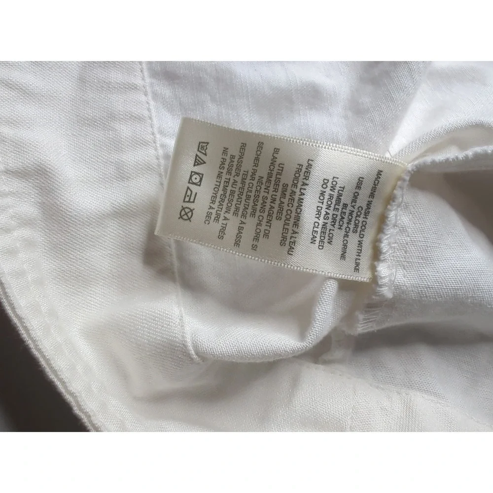 Free People Just Jill White Cotton Maxi Dress M Boho Cottagecore Festival Denim